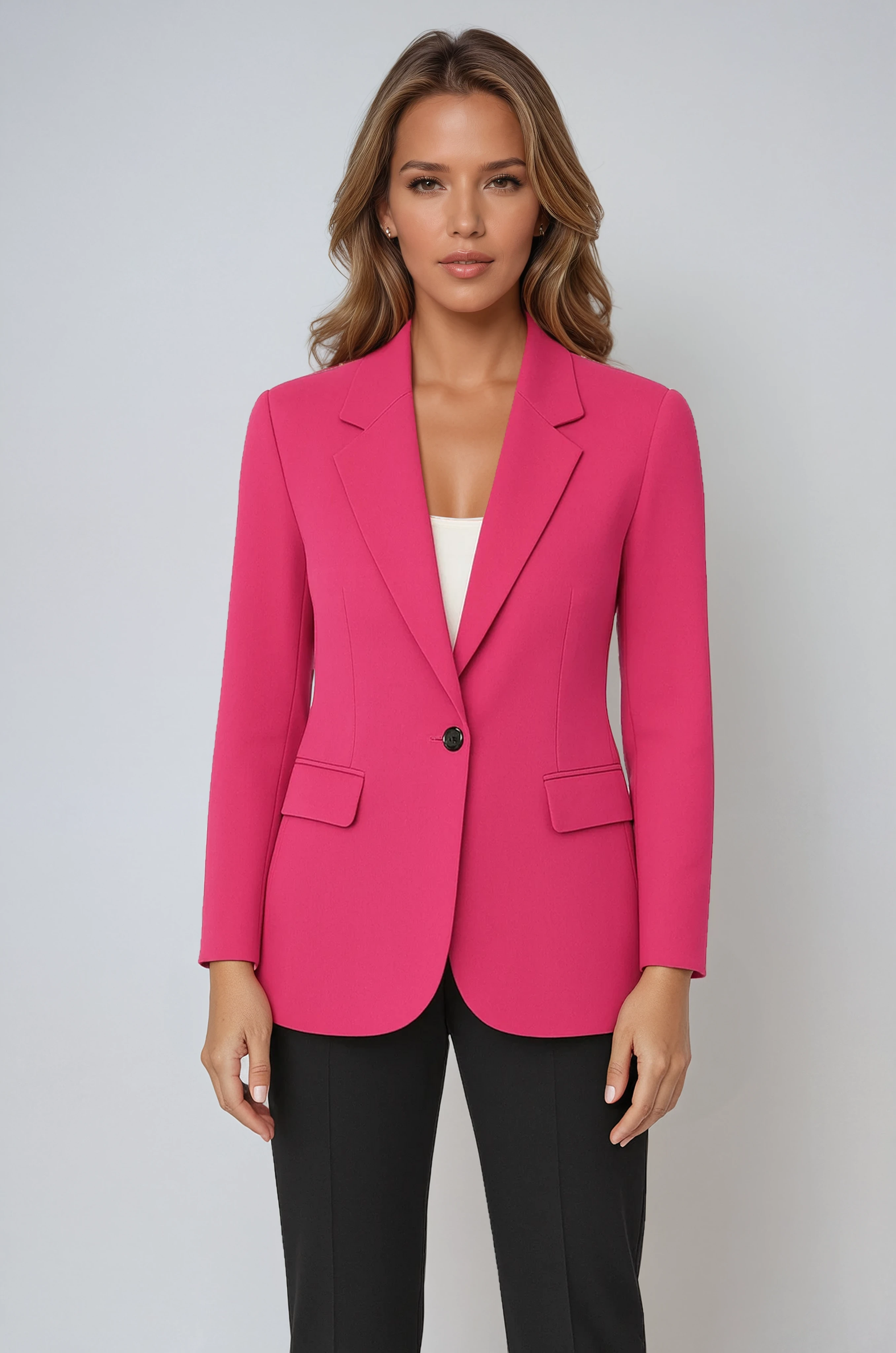 ELEGANT TAILORED BLAZER WITH LAPEL