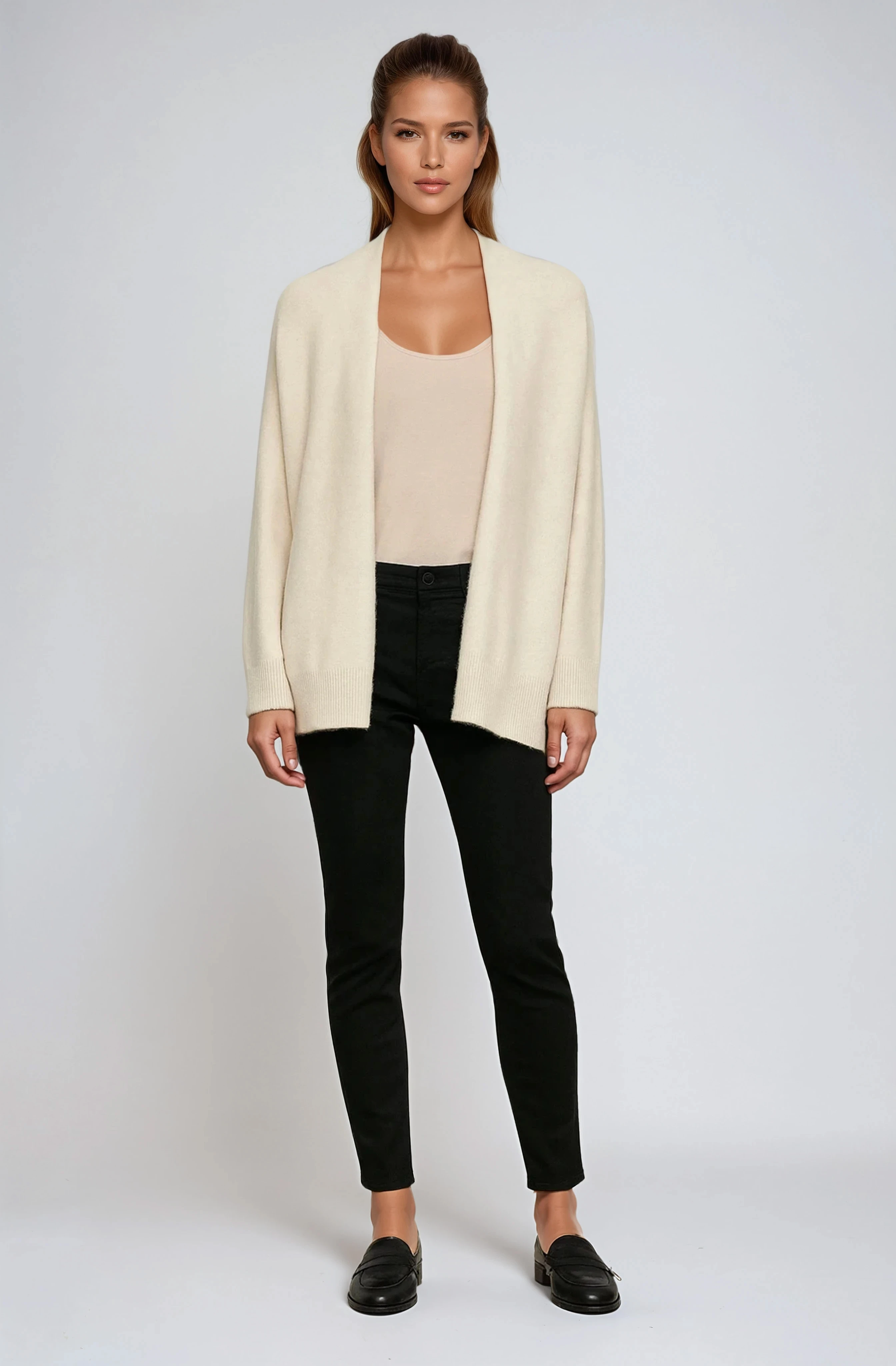CASHMERE BLEND CAPE AND SCARF