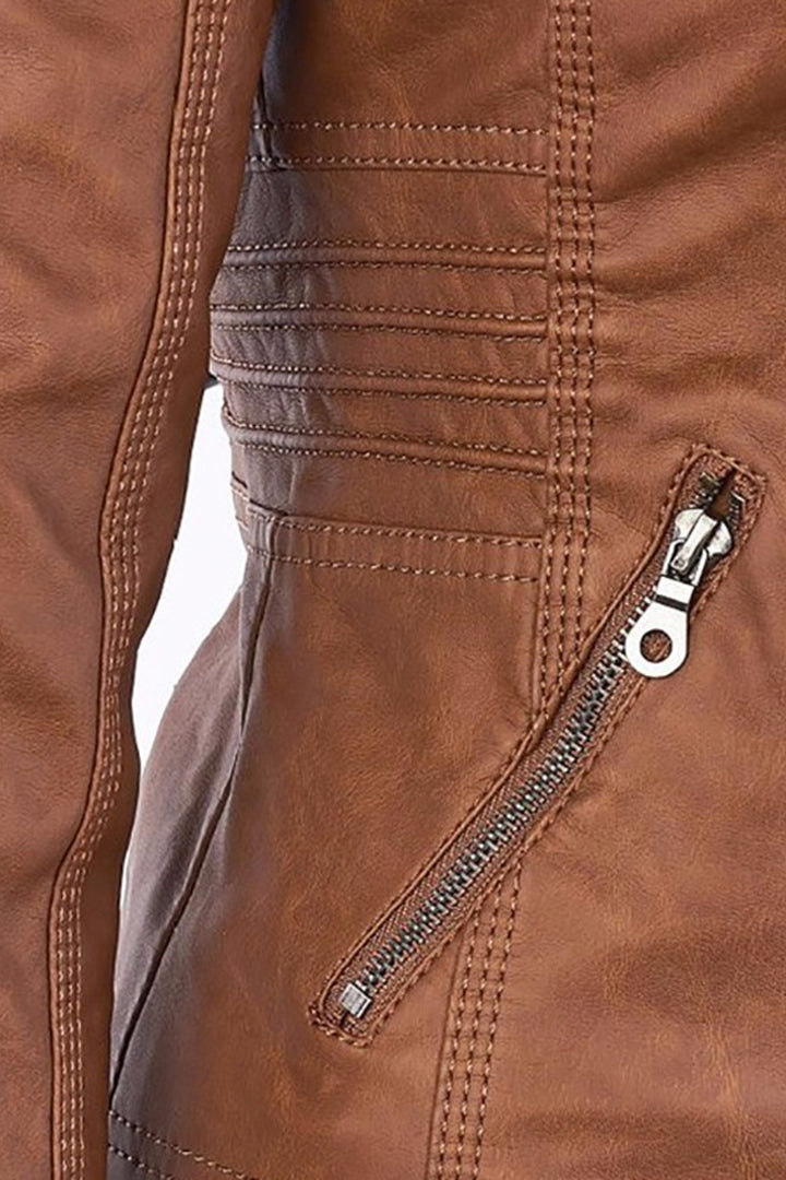 WOMEN’S COAT | SLEEK ZIP WINTER STYLE