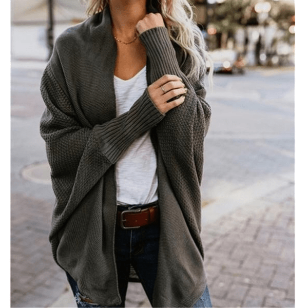 OVERSIZED KNITTED CARDIGAN