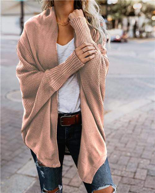 OVERSIZED KNITTED CARDIGAN