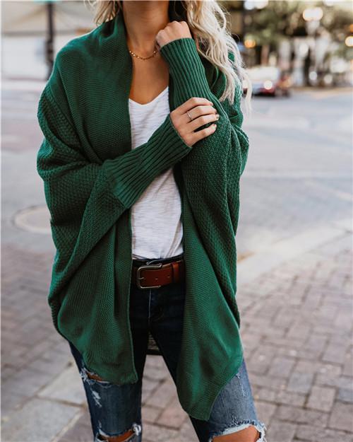 OVERSIZED KNITTED CARDIGAN