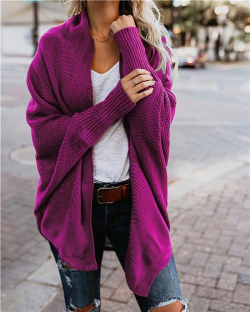 OVERSIZED KNITTED CARDIGAN