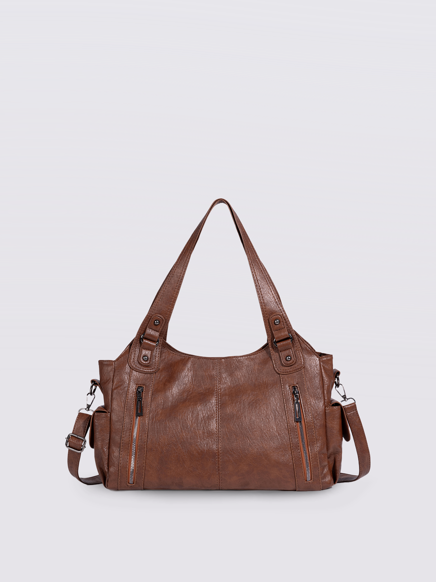 EVERYDAY ELEGANCE | BLACK LEATHER TOTE BAG