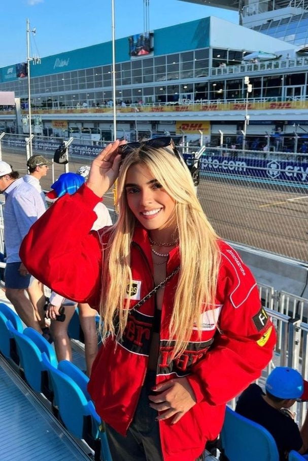 FERRARI RACING OVERSIZED BOMBER JACKET