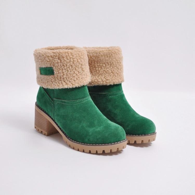 WOMEN’S ANKLE BOOTS | WARM FOLDOVER WINTER DESIGN