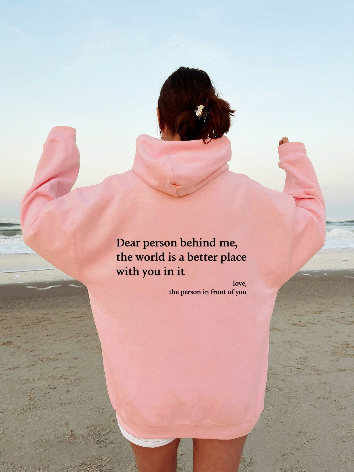 OVERSIZED HOODIE | "DEAR PERSON BEHIND ME"