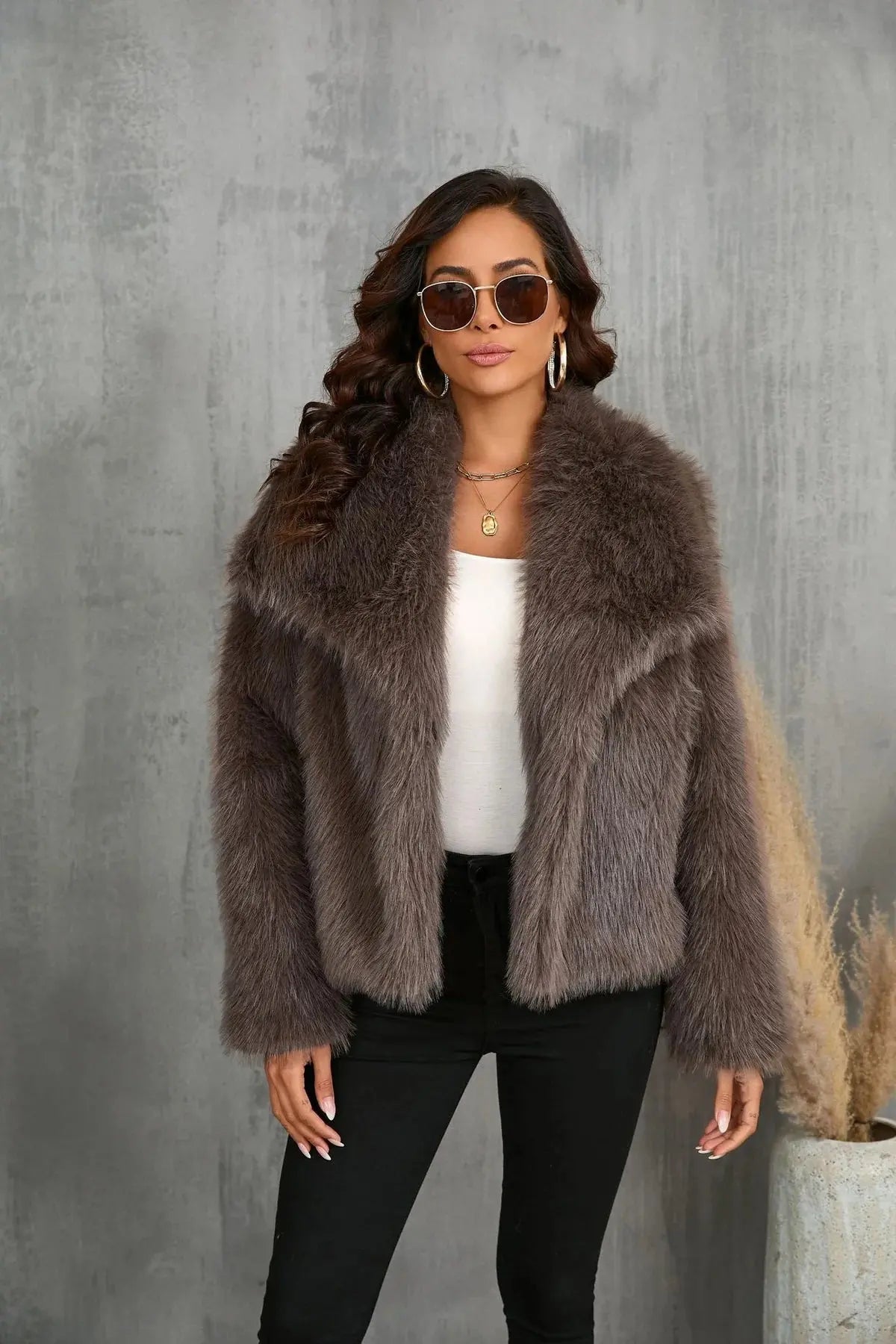 FUR COAT | OVERSIZED WINTER OUTERWEAR