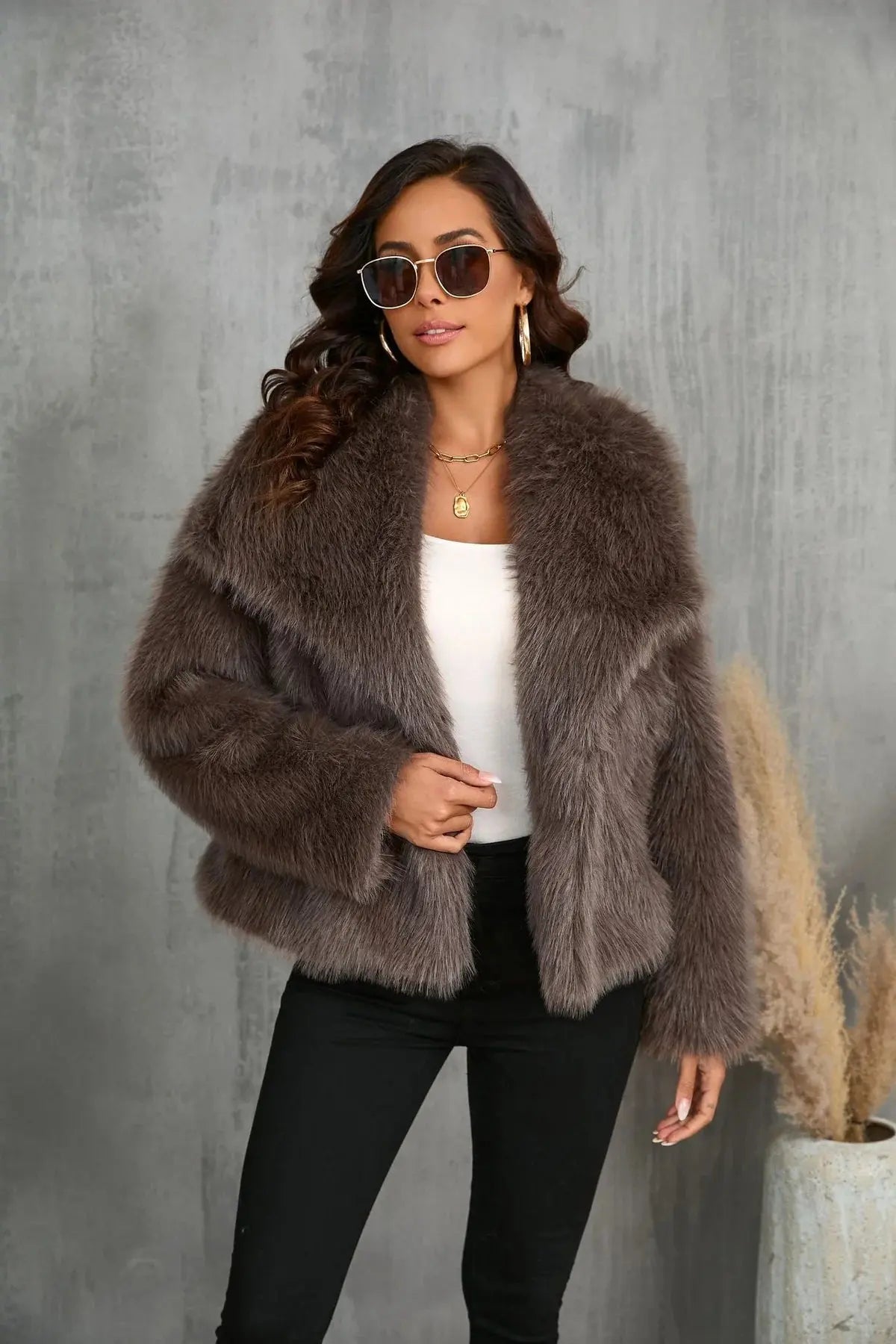 FUR COAT | OVERSIZED WINTER OUTERWEAR