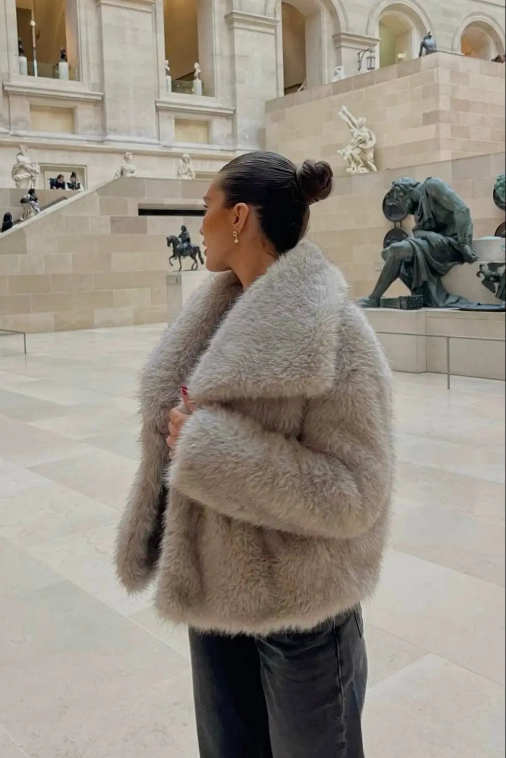 FUR COAT | OVERSIZED WINTER OUTERWEAR