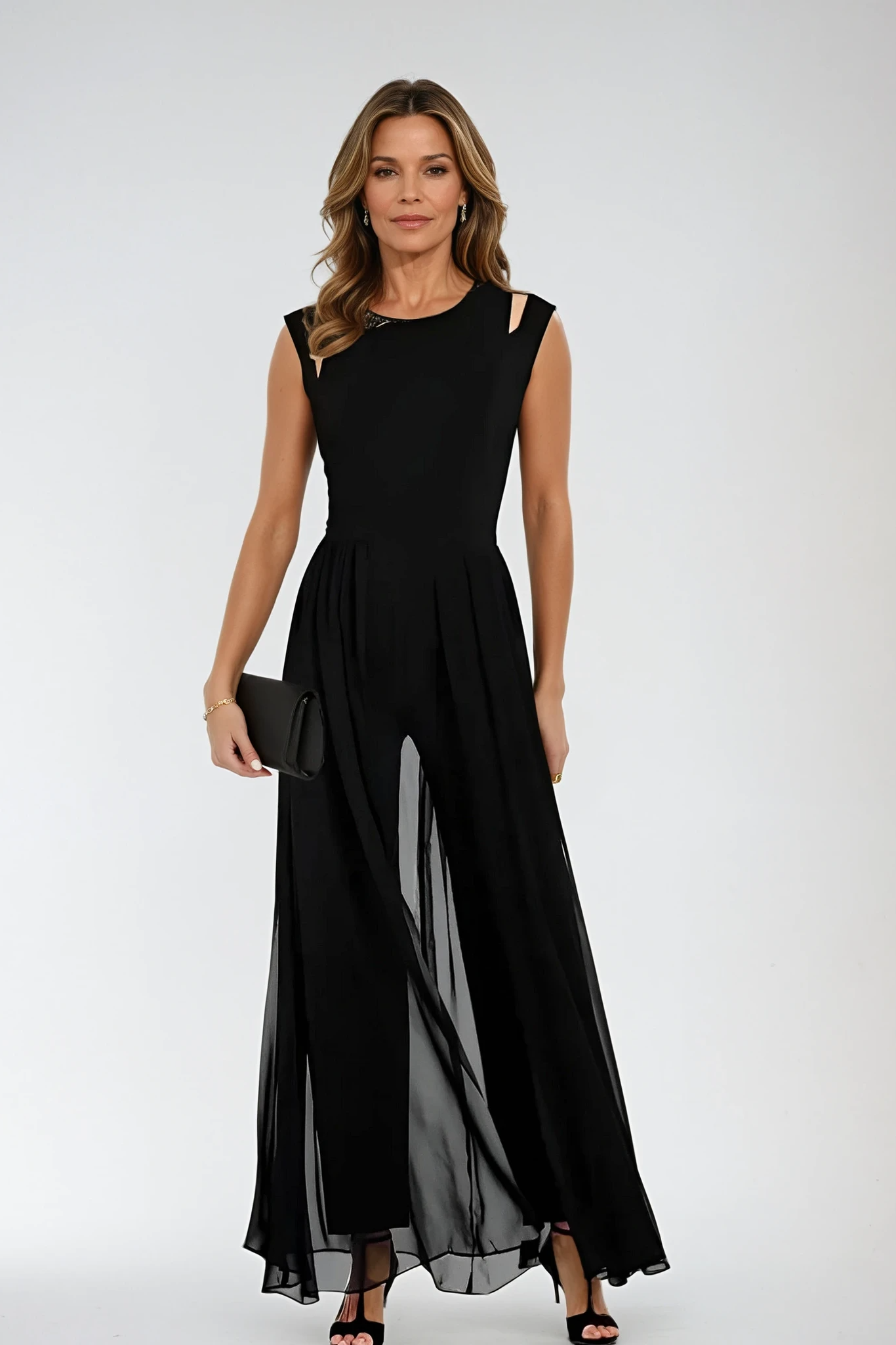 WOMEN’S PROM DRESS | SLEEVELESS EVENING OUTFIT