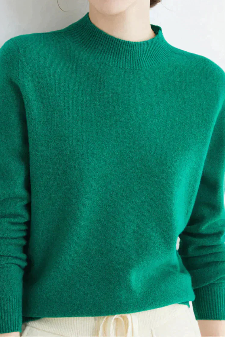 WOMEN’S KNIT SWEATER | CLASSIC CREW NECK