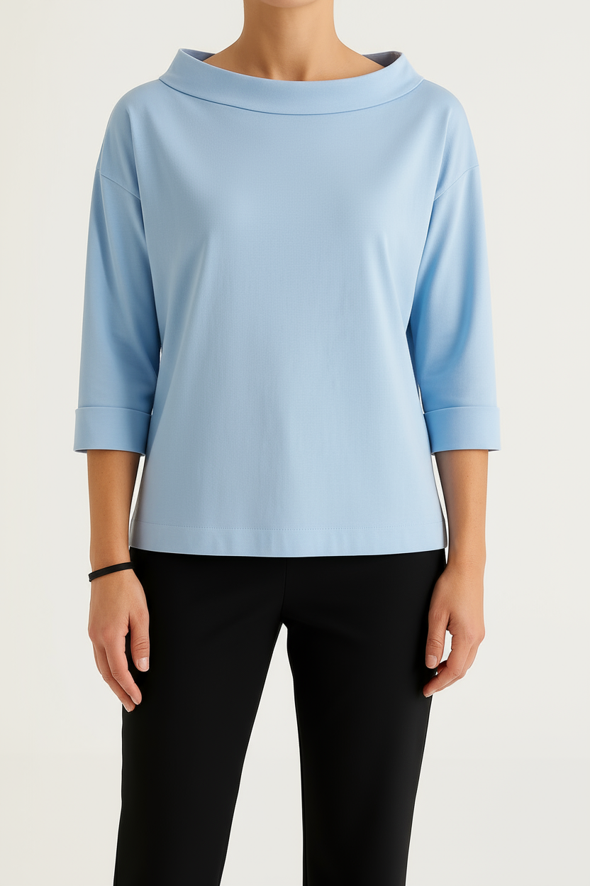 MODERN MINIMAL | RELAXED BOAT NECK TOP