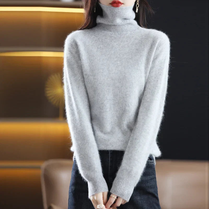 CASHMERE TURTLENECK JUMPER