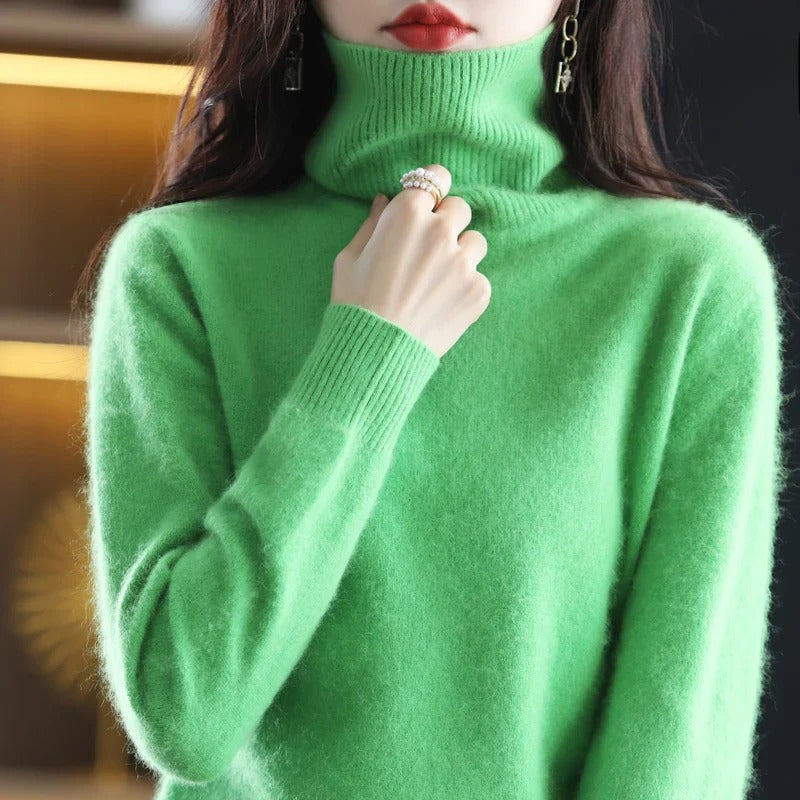 CASHMERE TURTLENECK JUMPER