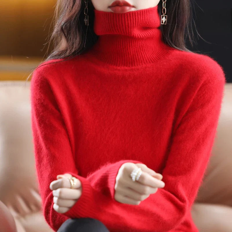 CASHMERE TURTLENECK JUMPER