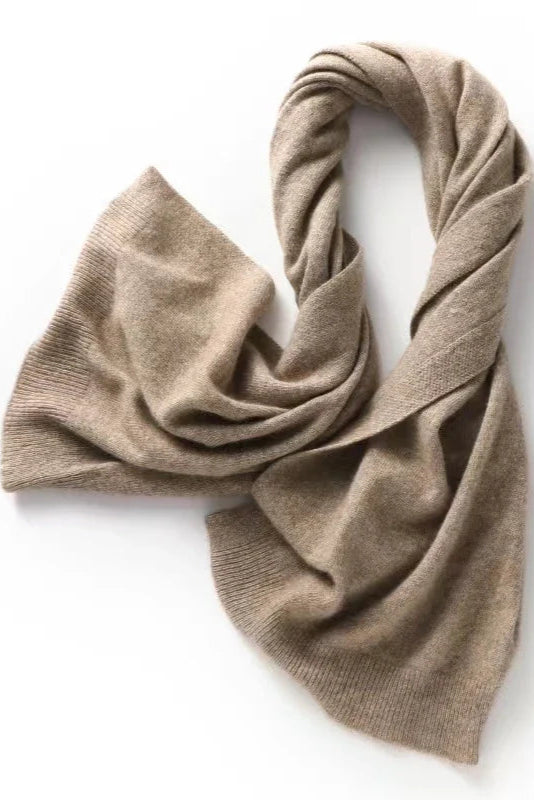 CASHMERE BLEND CAPE AND SCARF