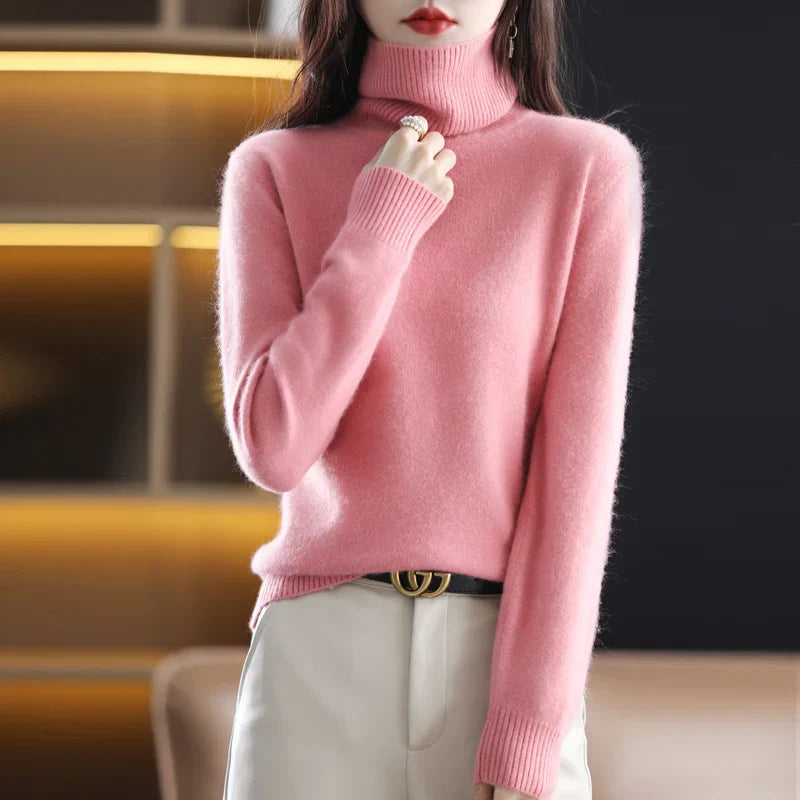 CASHMERE TURTLENECK JUMPER