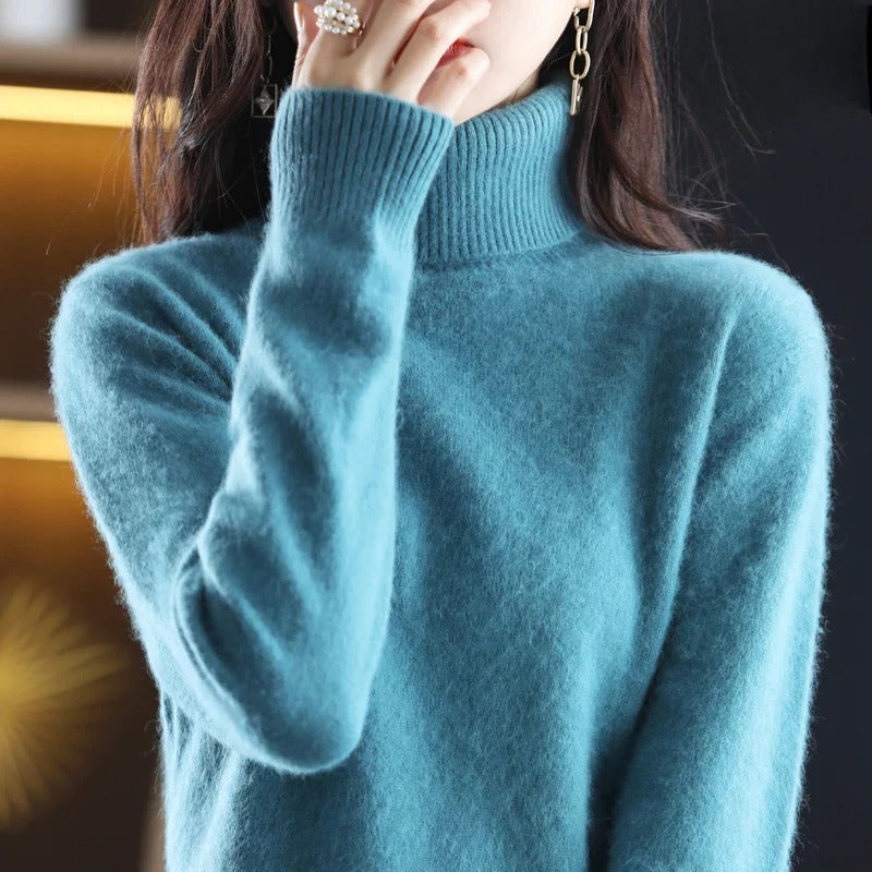 CASHMERE TURTLENECK JUMPER