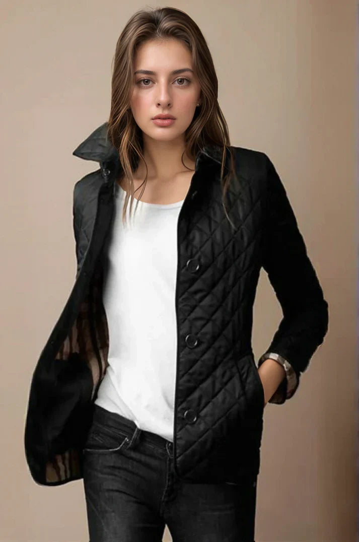 QUILTED JACKET | LIGHTWEIGHT BUTTON COAT