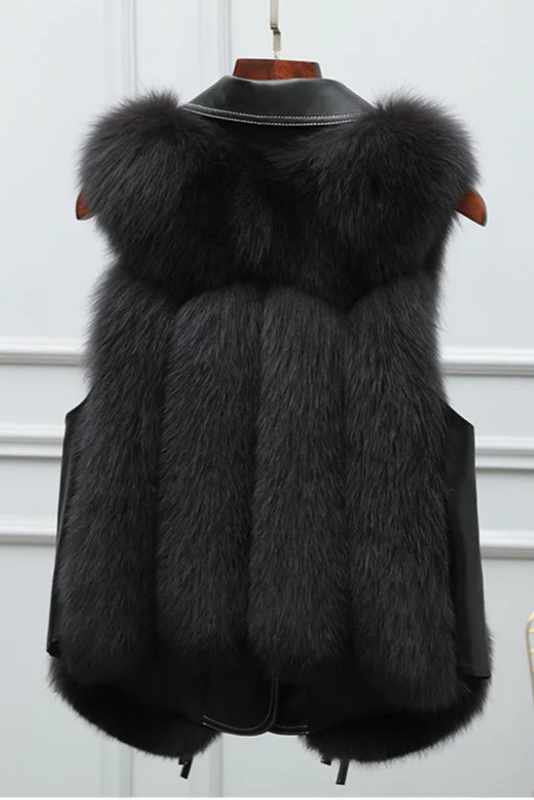 FAUX FUR SLEEVELESS VEST