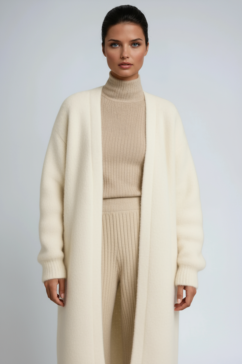LONG CARDIGAN – OPEN FRONT COAT