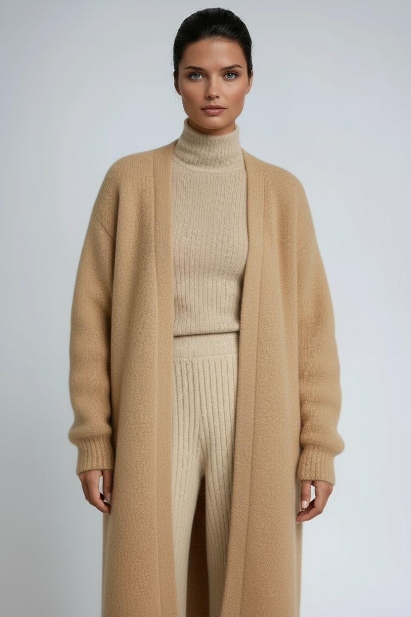 LONG CARDIGAN – OPEN FRONT COAT