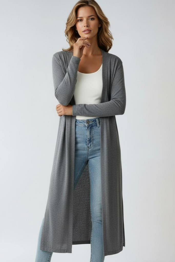 LIGHTWEIGHT LONG CARDIGAN – SOFT KNIT