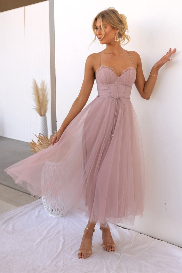 CHRISTMAS DRESS | CORSET TOP WITH SPAGHETTI STRAPS