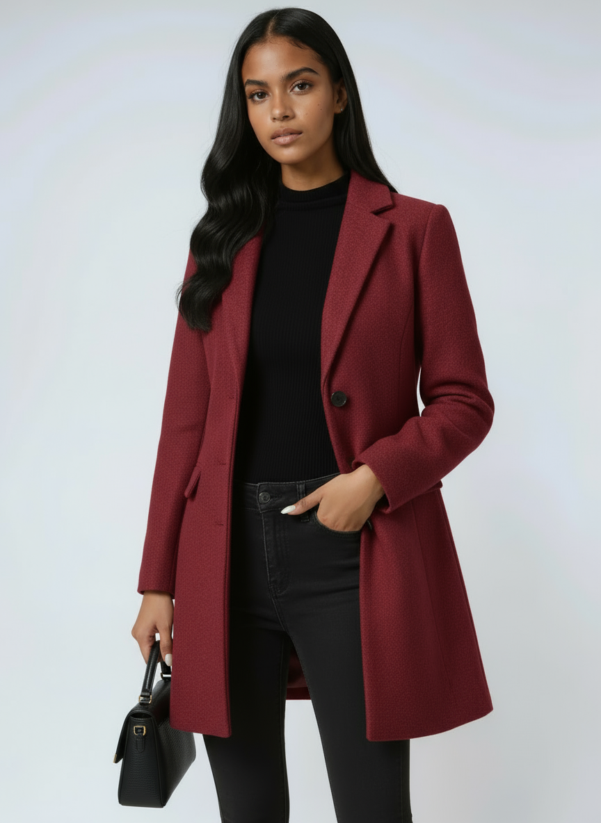 WOMEN’S WOOL COAT | TAILORED LONG WINTER JACKET