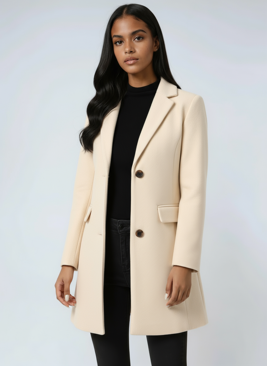 WOMEN’S WOOL COAT | TAILORED LONG WINTER JACKET