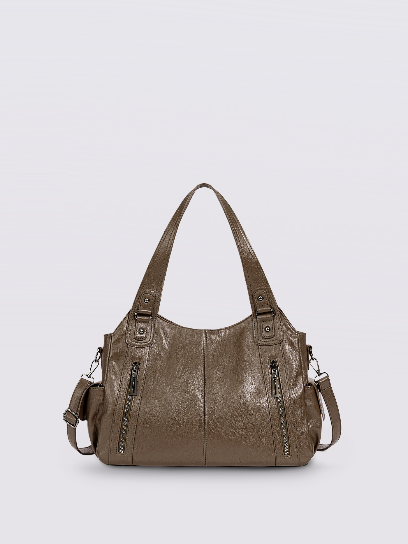 EVERYDAY ELEGANCE | BLACK LEATHER TOTE BAG