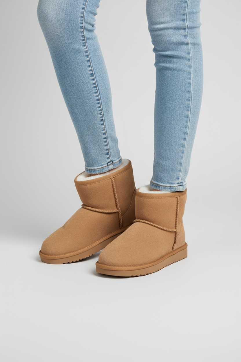 WOMEN’S ANKLE BOOTS | COSY SHORT FUR-LINED WINTER STYLE