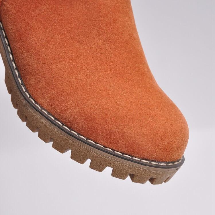 WOMEN’S ANKLE BOOTS | WARM FOLDOVER WINTER DESIGN