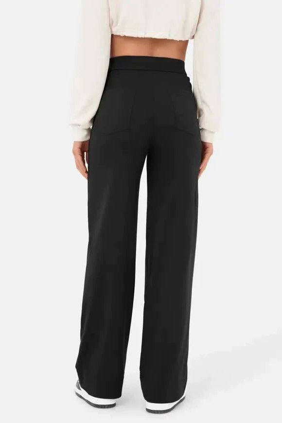 WIDE-LEG PANTS | HIGH-WAIST STREET STYLE