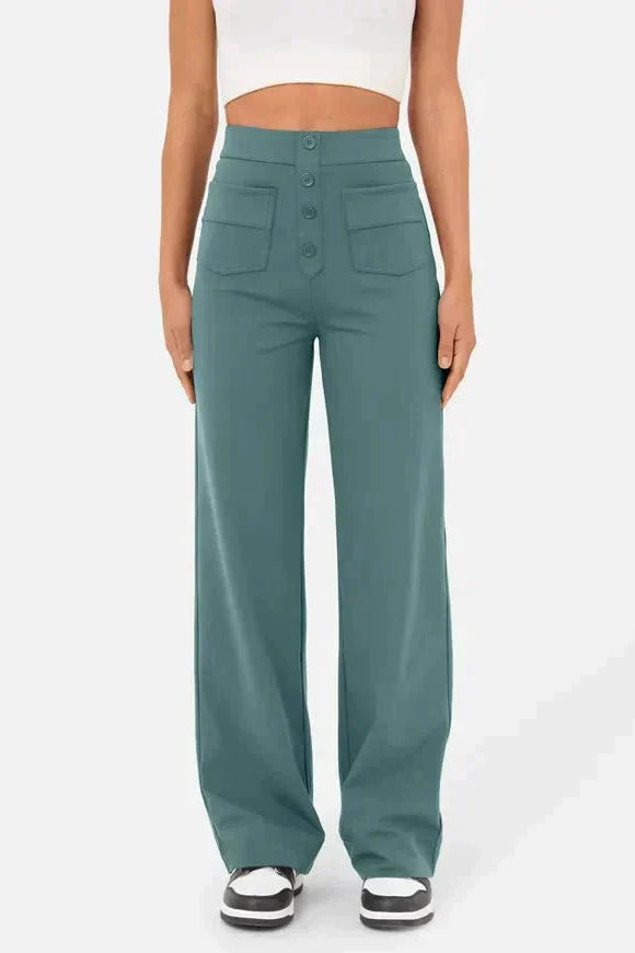 WIDE-LEG PANTS | HIGH-WAIST STREET STYLE