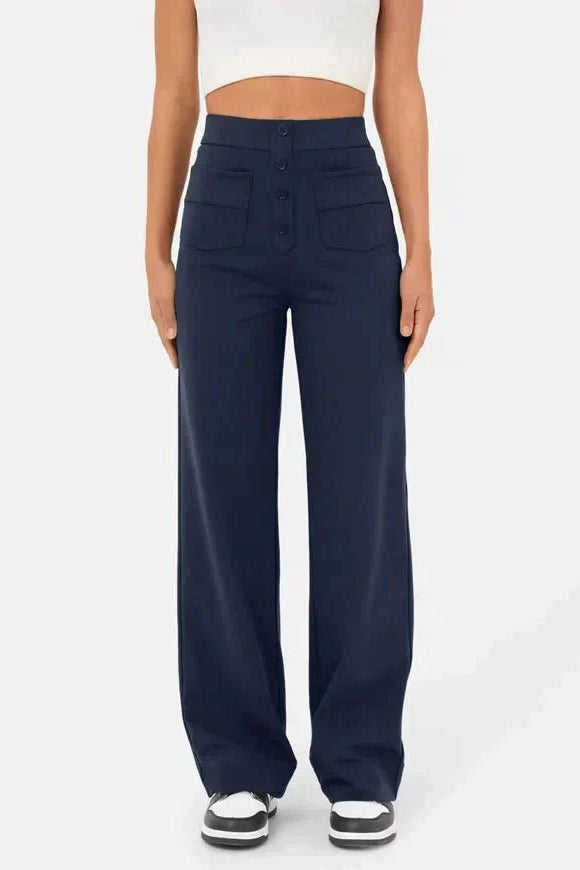 WIDE-LEG PANTS | HIGH-WAIST STREET STYLE
