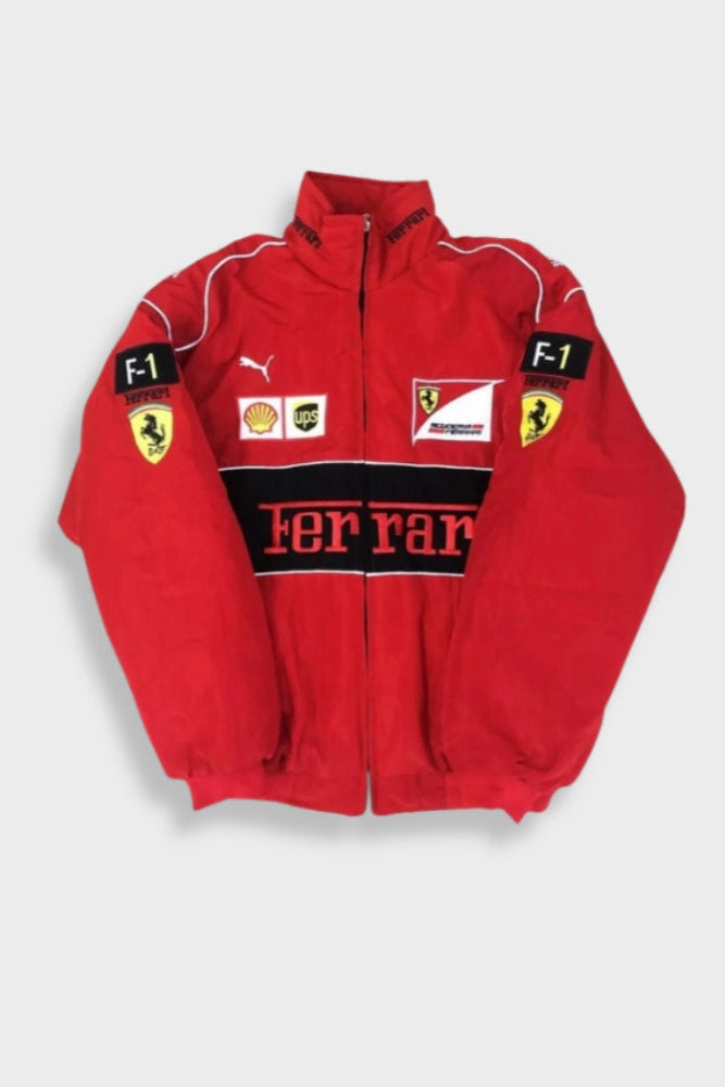 FERRARI RACING OVERSIZED BOMBER JACKET