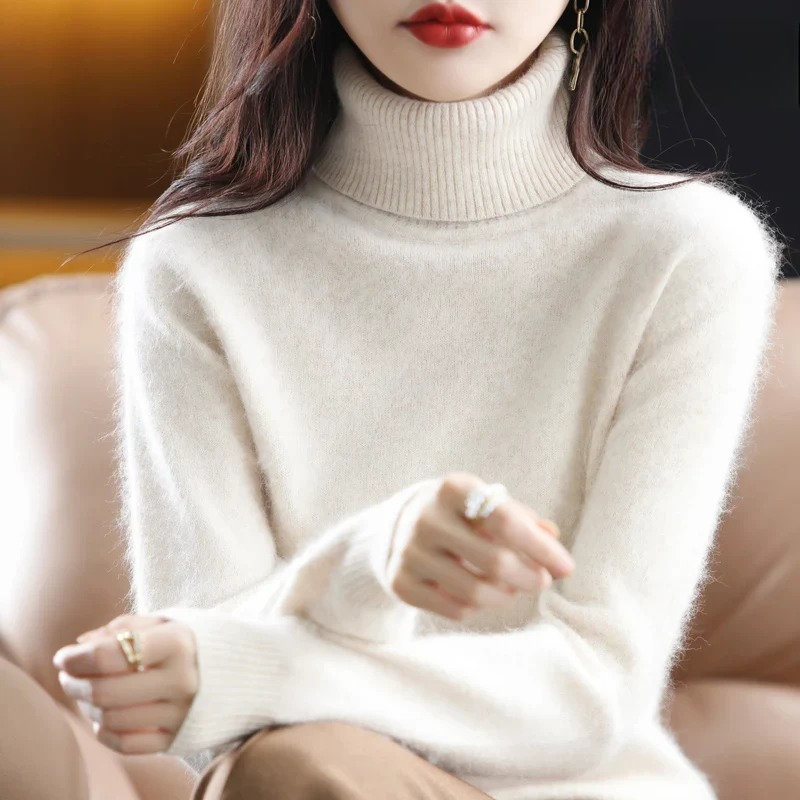 CASHMERE TURTLENECK JUMPER