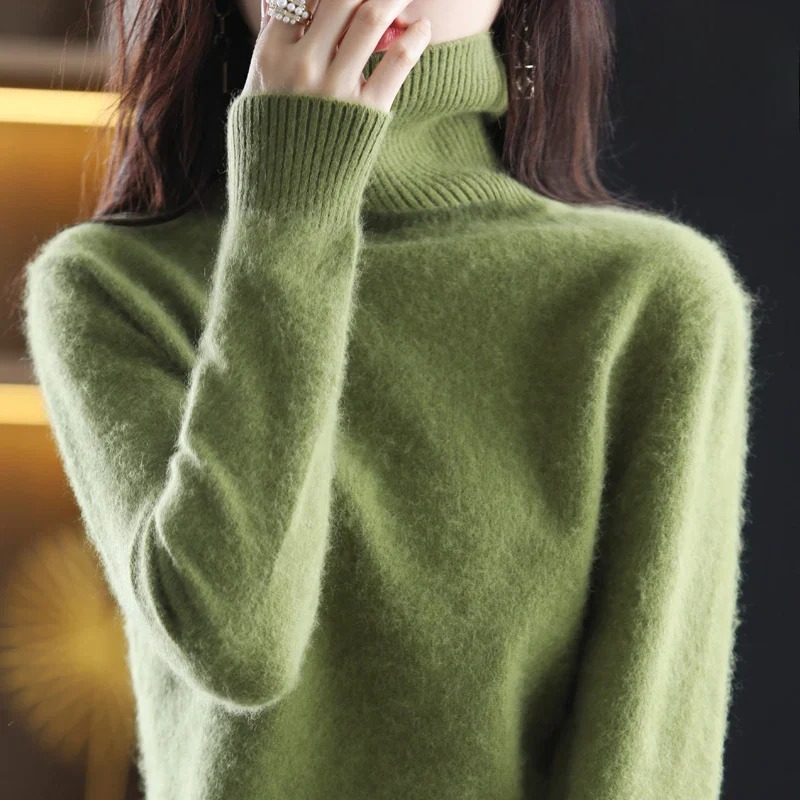 CASHMERE TURTLENECK JUMPER