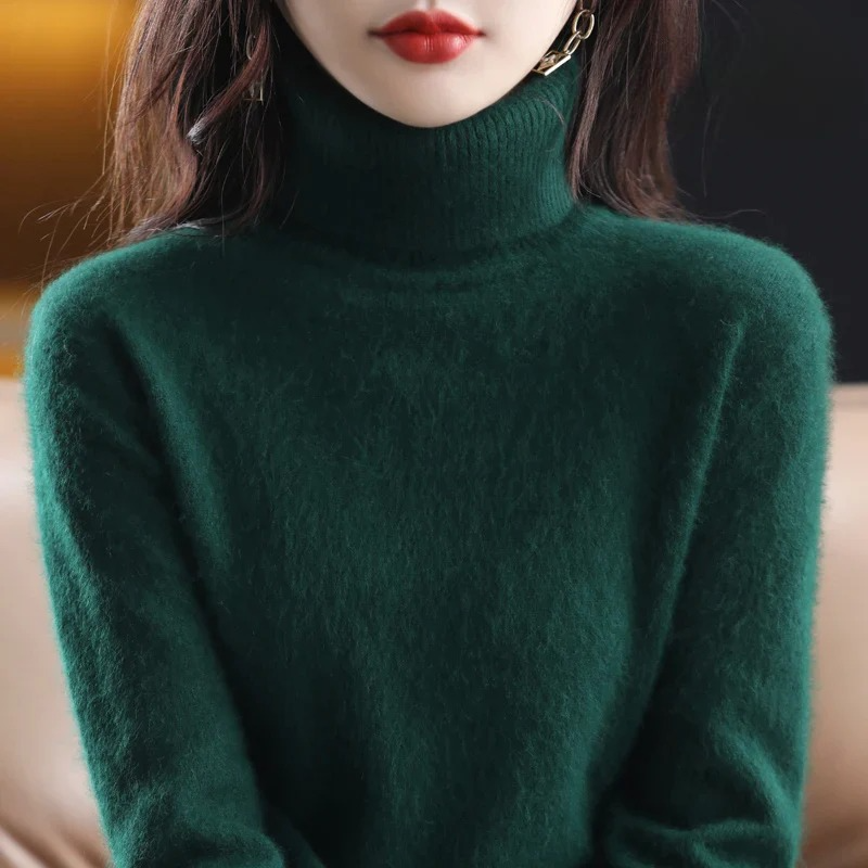 CASHMERE TURTLENECK JUMPER