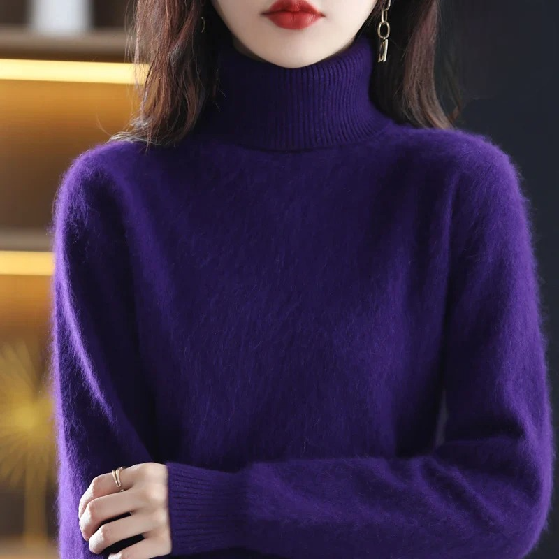 CASHMERE TURTLENECK JUMPER