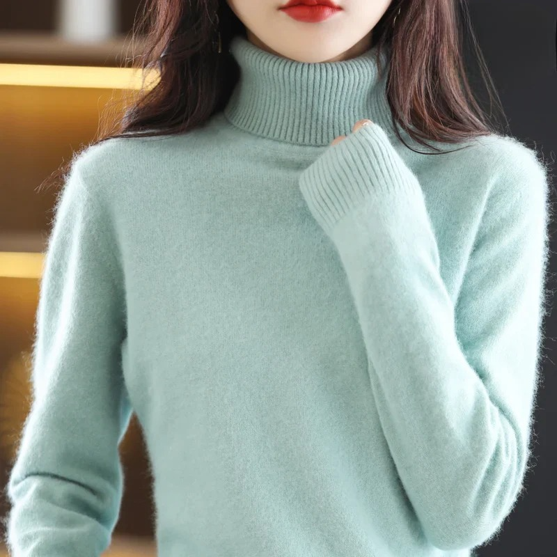 CASHMERE TURTLENECK JUMPER
