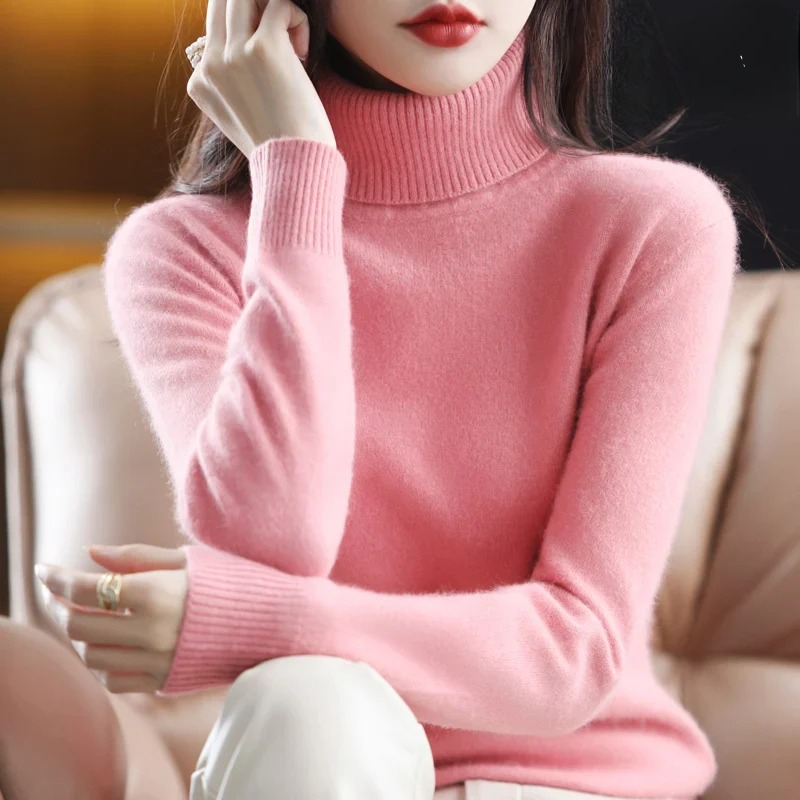 CASHMERE TURTLENECK JUMPER