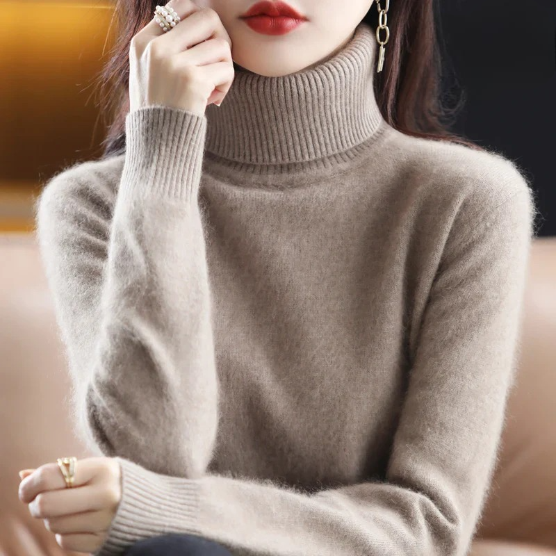 CASHMERE TURTLENECK JUMPER