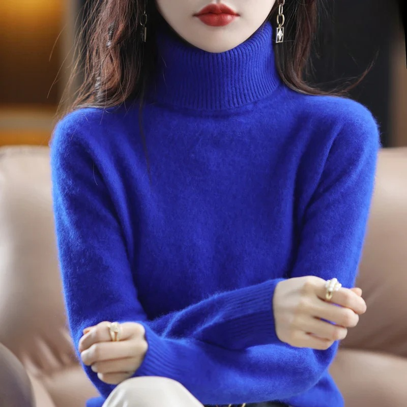 CASHMERE TURTLENECK JUMPER