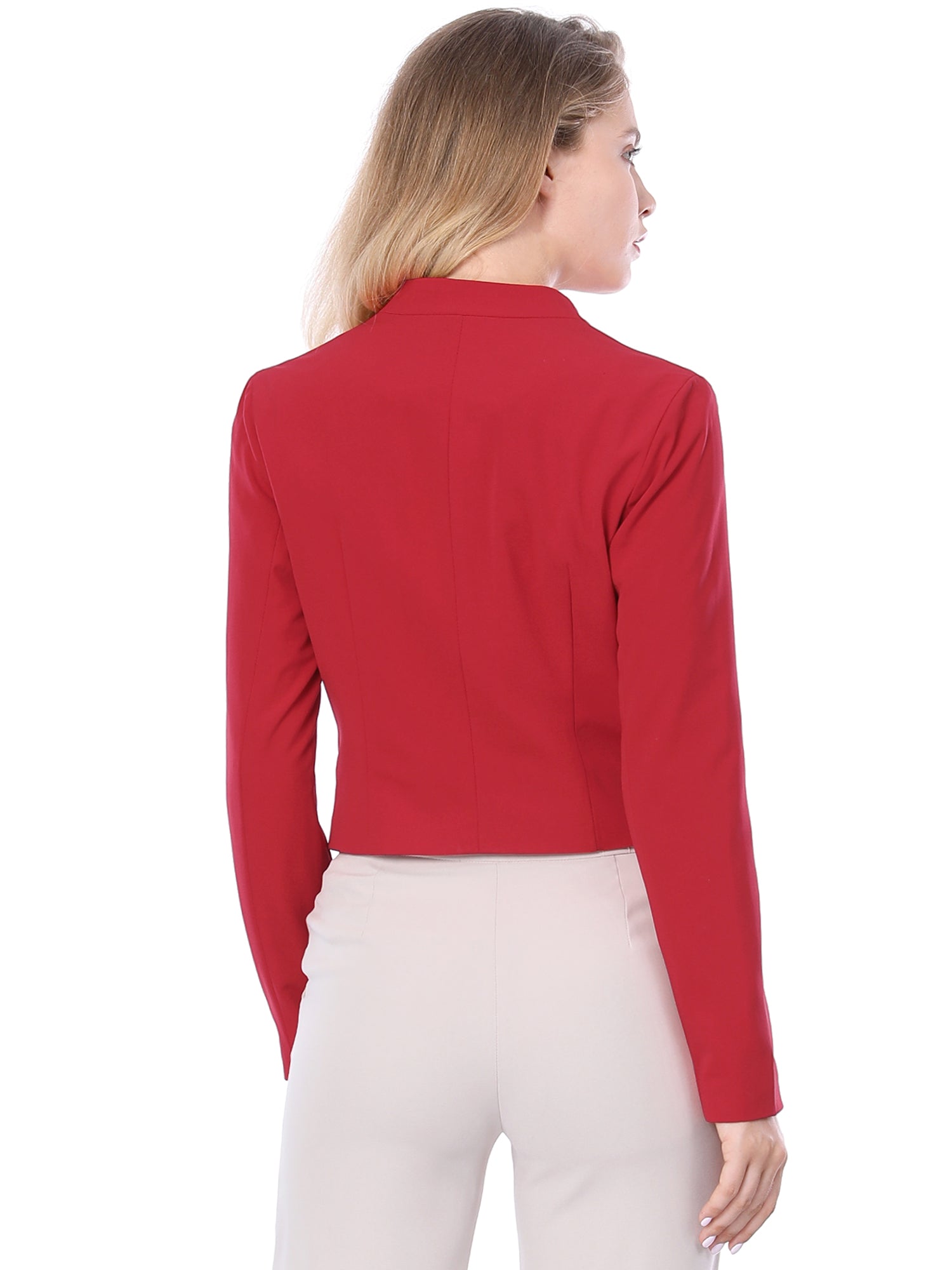 CROPPED OFFICE BLAZER JACKET