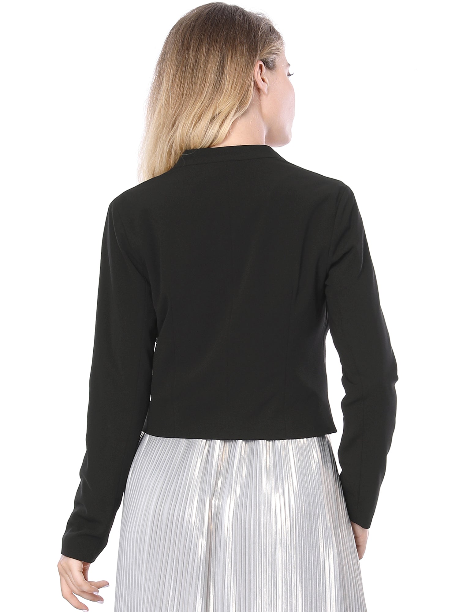 CROPPED OFFICE BLAZER JACKET