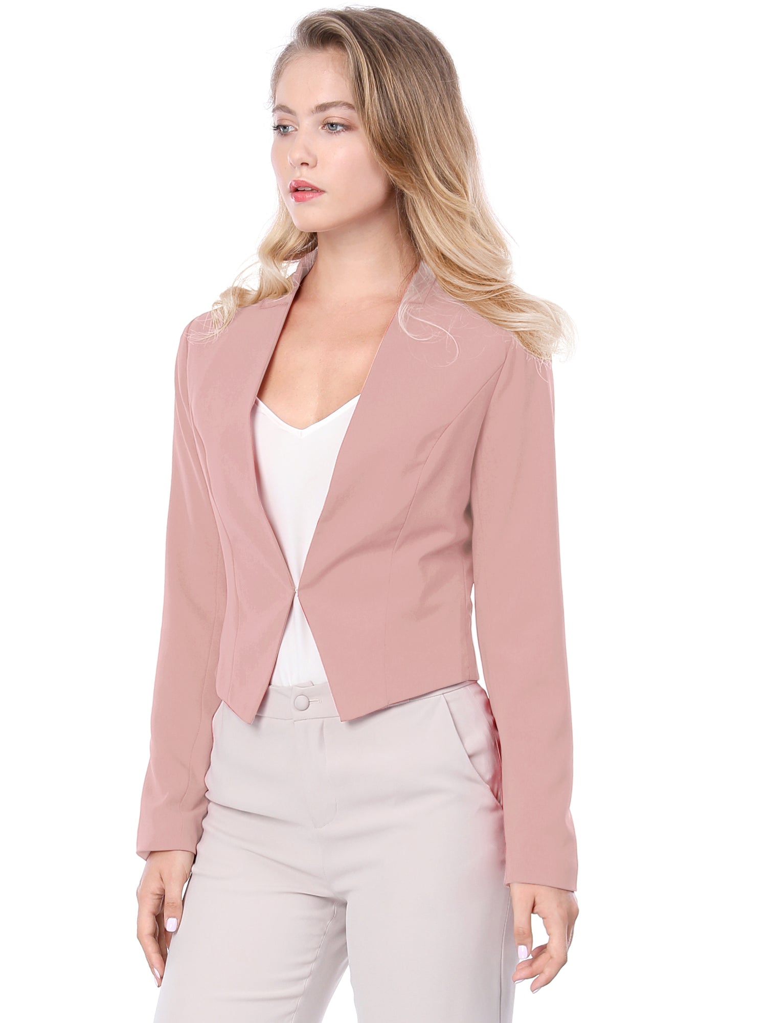 CROPPED OFFICE BLAZER JACKET