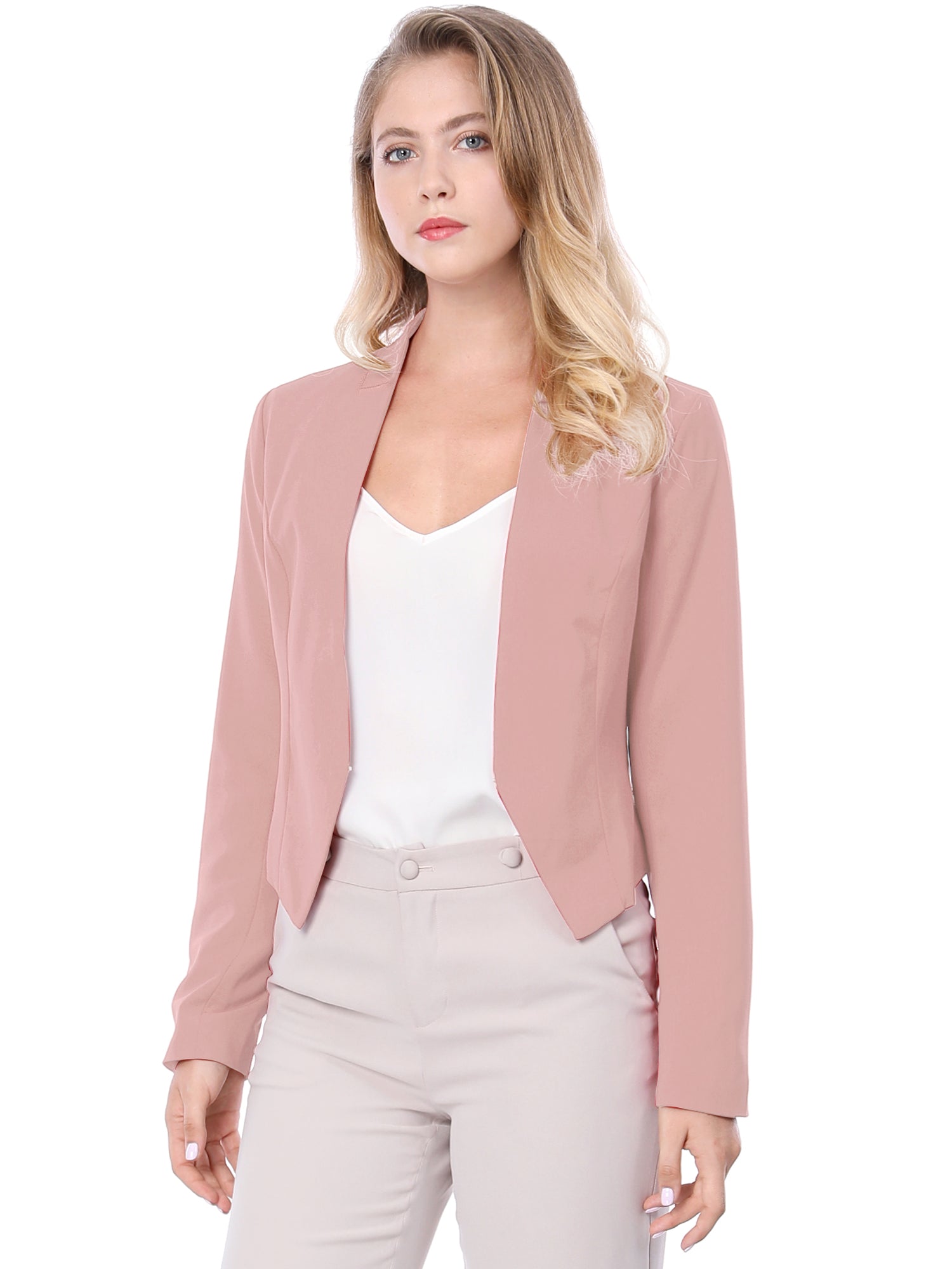 CROPPED OFFICE BLAZER JACKET